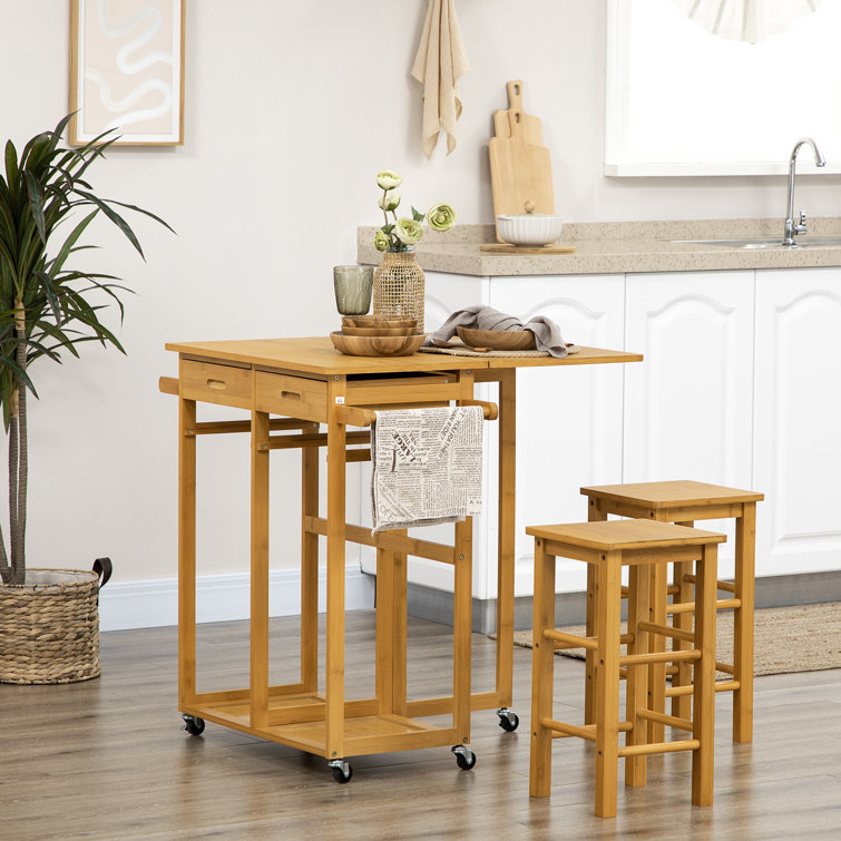 Solid Wood Kitchen Island